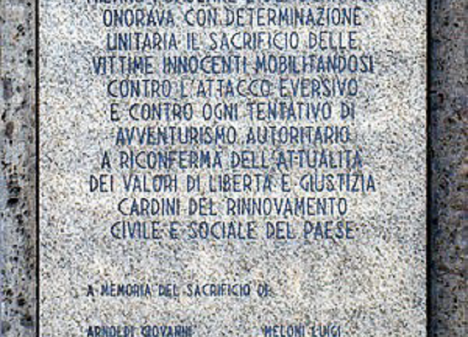 46° anniversario della strage di piazza Fontana