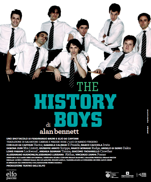 Locandina dello spettacolo "The History Boys"