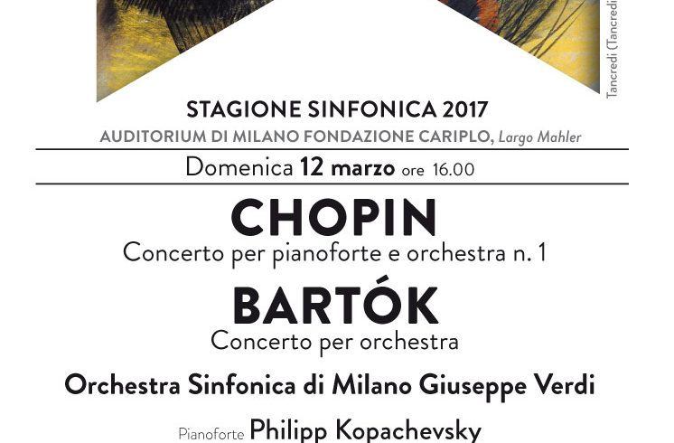 Chopin e Bartók – Concerto de laVerdi per la Fondazione Roberto Franceschi Onlus