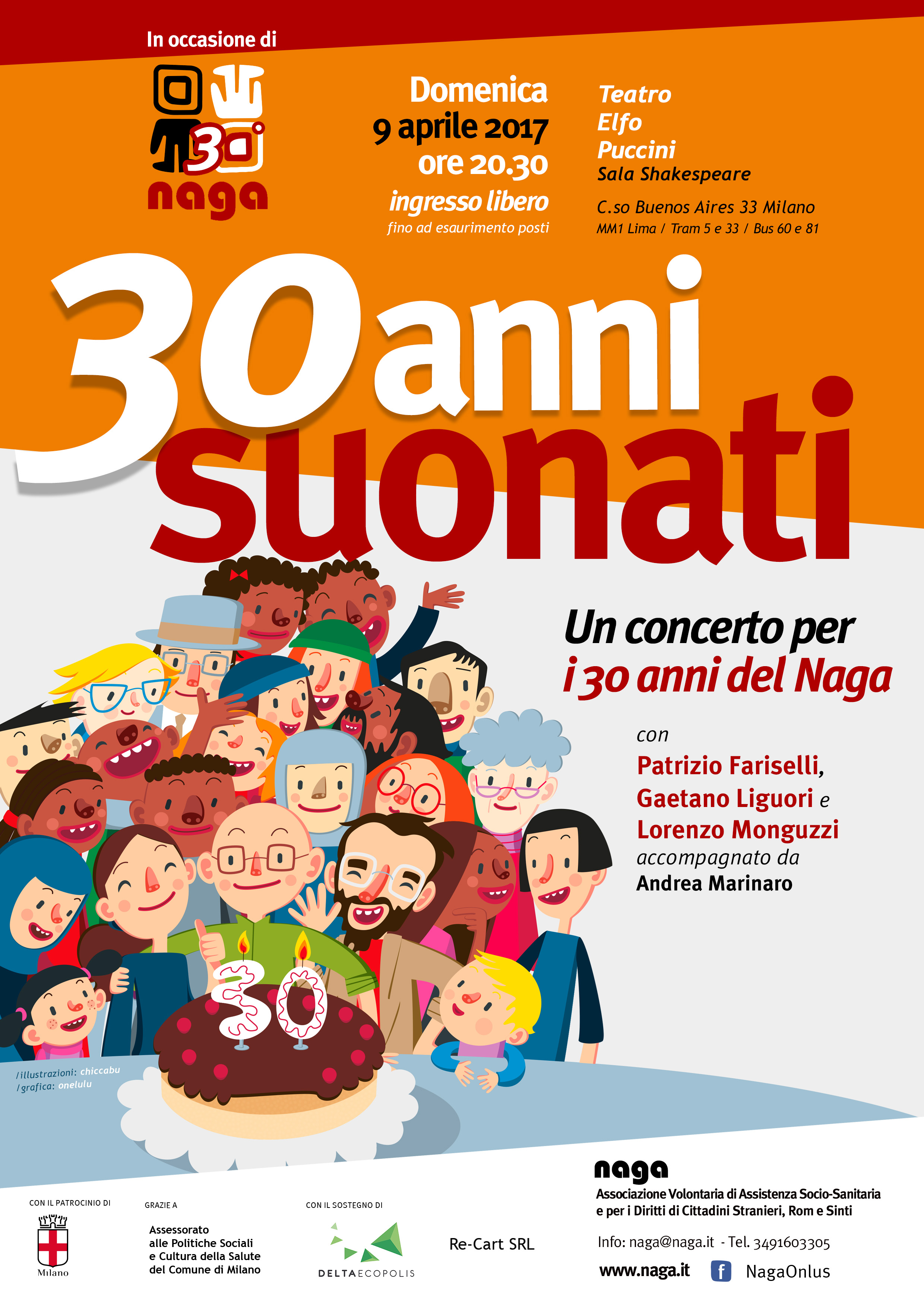 30 anni suonati concerto Naga