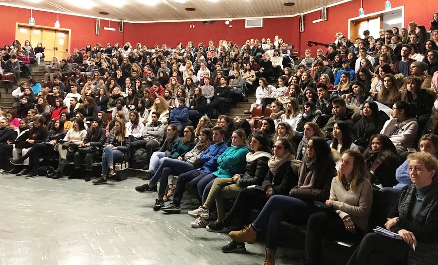 Studenti Gentileschi alla Lectio Magistralis
