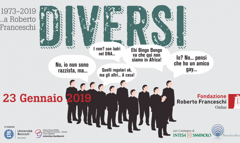 23 gennaio 2019 – Giornata in ricordo di Roberto Franceschi – “Diversi”