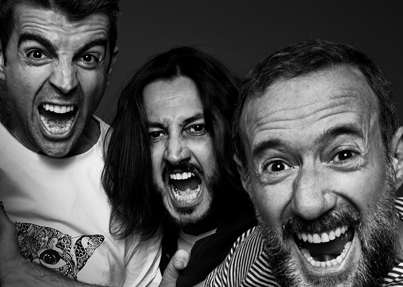 Davide Paniate, Federico Basso e Alessandro Betti attori