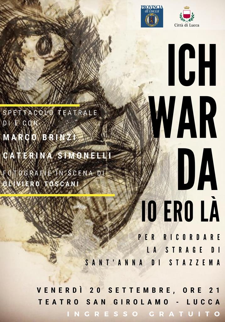spettacolo "Ich war da. Io ero là" di e con Marco Brinzi e Caterina Simonelli