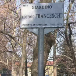 Intitolato a Roberto Franceschi “studente antifascista” il Giardino di Piazzale Massari a Milano